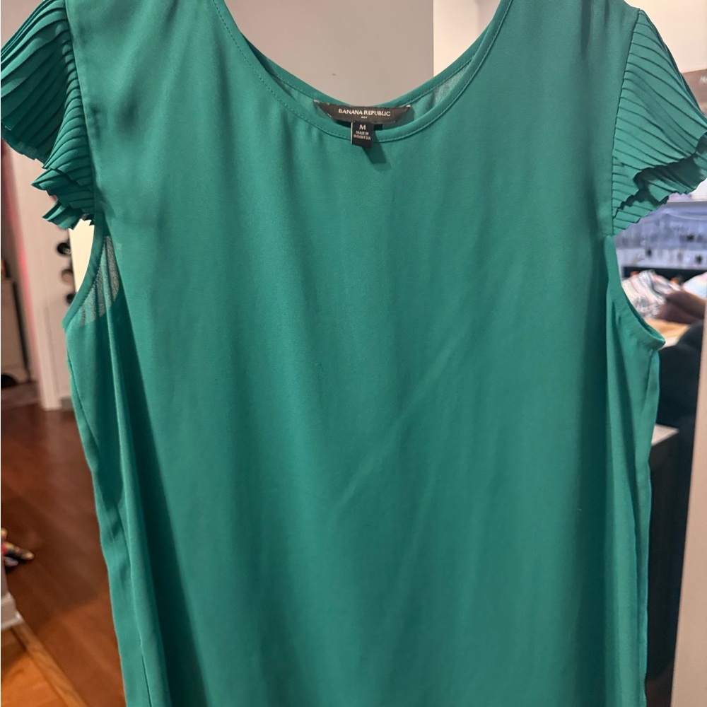 Banana Republic Emerald Green Top